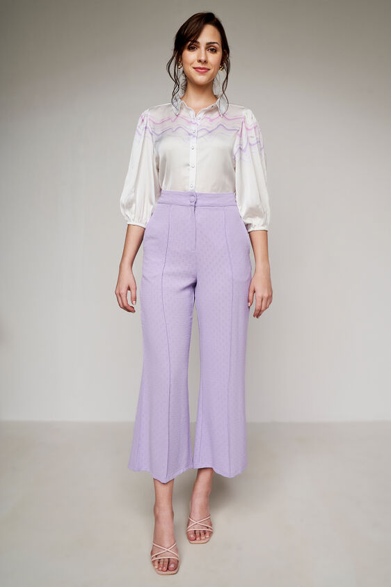 Lilac Solid Flared Bottom, Lilac, image 2
